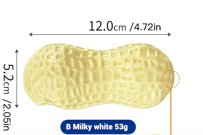 TPR Dog Chew Toy β Peanut Shape, Interactive & Teeth Grinding