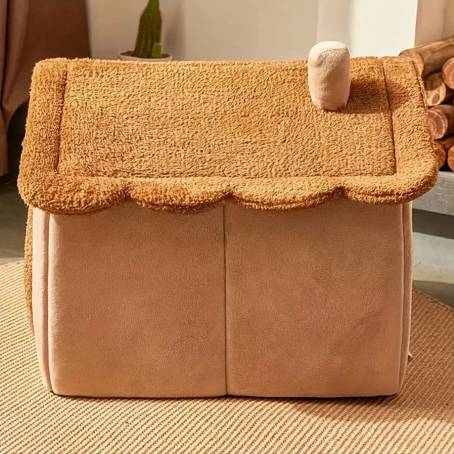 Foldable Washable Pet House โ Cozy Bed for Cats & Small Dogs