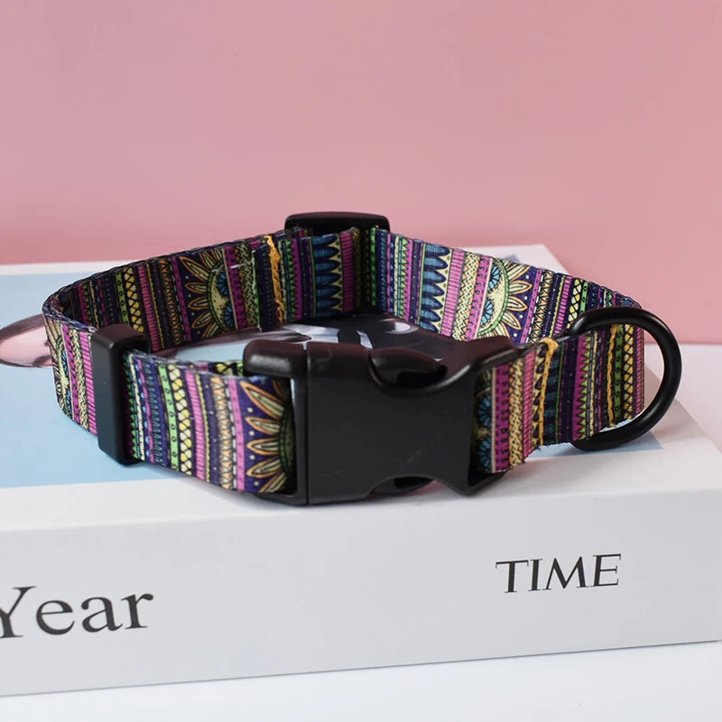 Dog Collar & Leash Set for Small & Medium Dogs