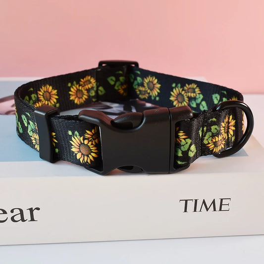 Dog Collar & Leash Set for Small & Medium Dogs