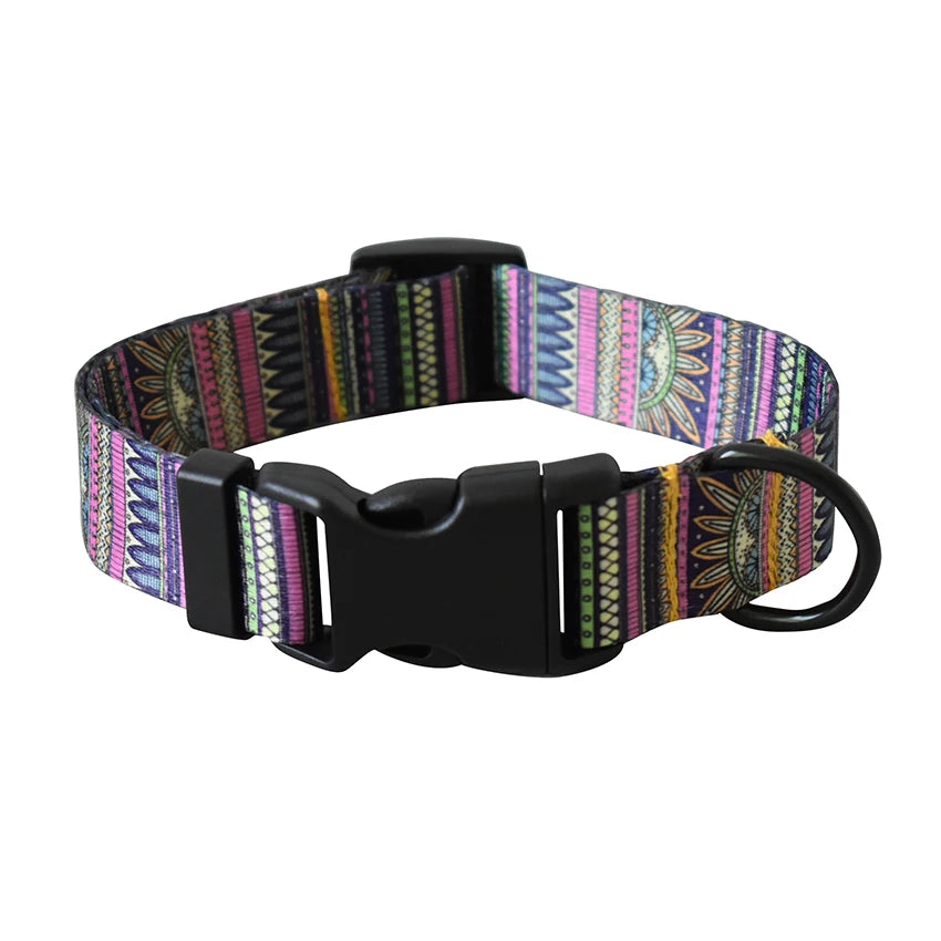 Dog Collar & Leash Set for Small & Medium Dogs