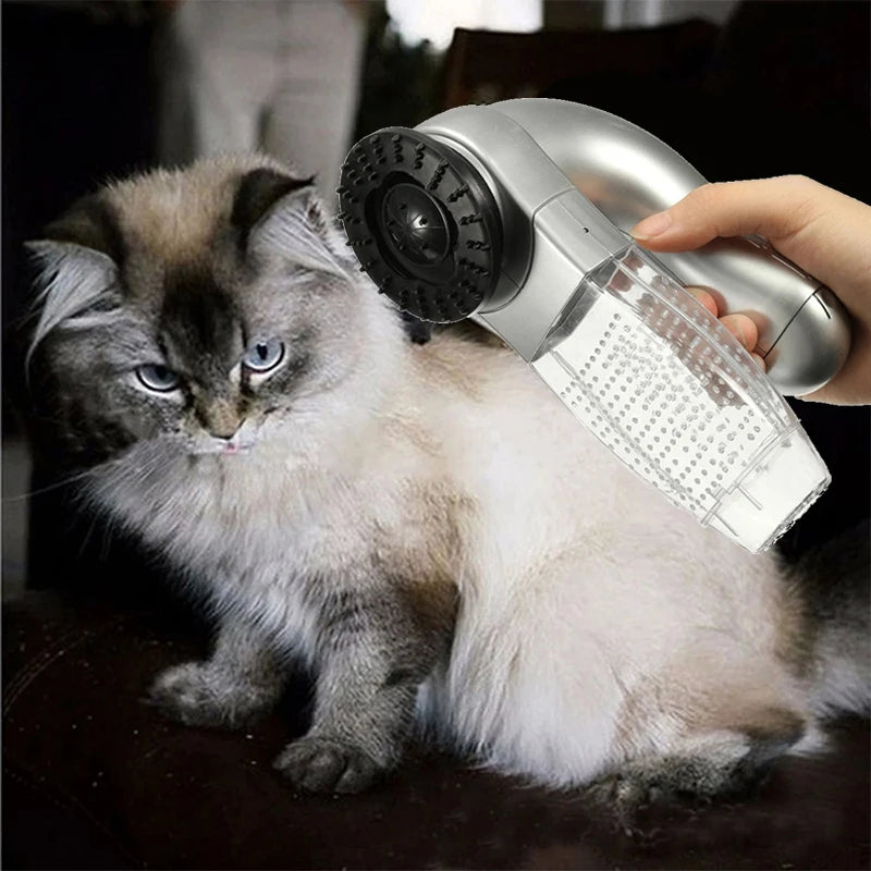 Electric Pet Grooming Brush & Fur Remover for Cats & Dogs