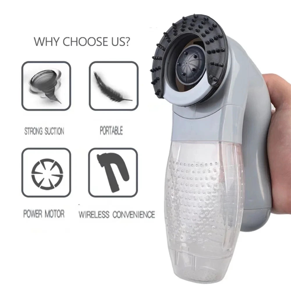 Electric Pet Grooming Brush & Fur Remover for Cats & Dogs