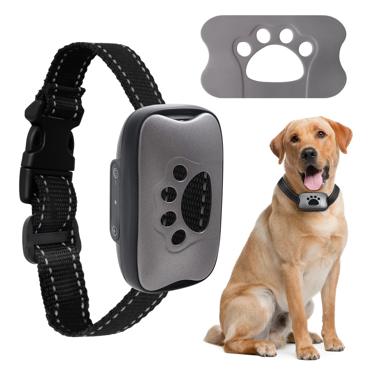 Rechargeable Ultrasonic Anti-Bark Training Collar for Dogs