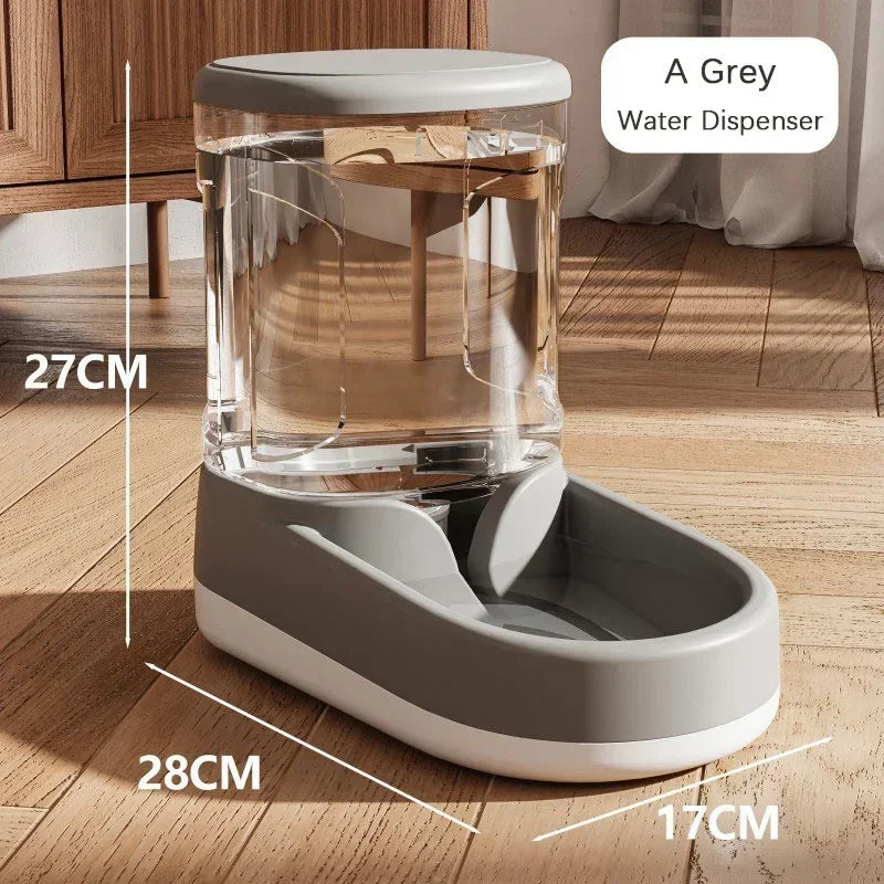 Automatic Pet Feeder & Water Dispenser for Cats & Dogs – Large Capacity