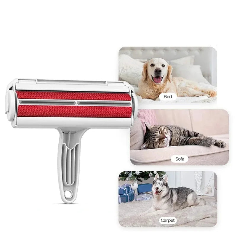 Self-Cleaning Pet Hair Remover Roller for Dog & Cat Fur