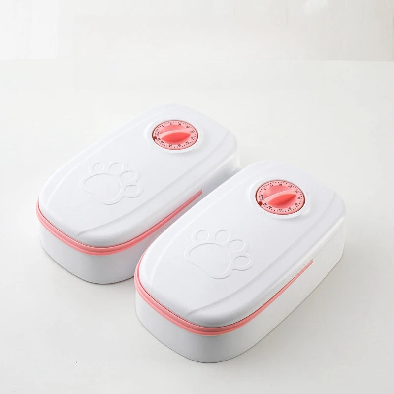 Automatic Pet Feeder with Timed Portion Control – Separate Bowls for Cats & Dogs