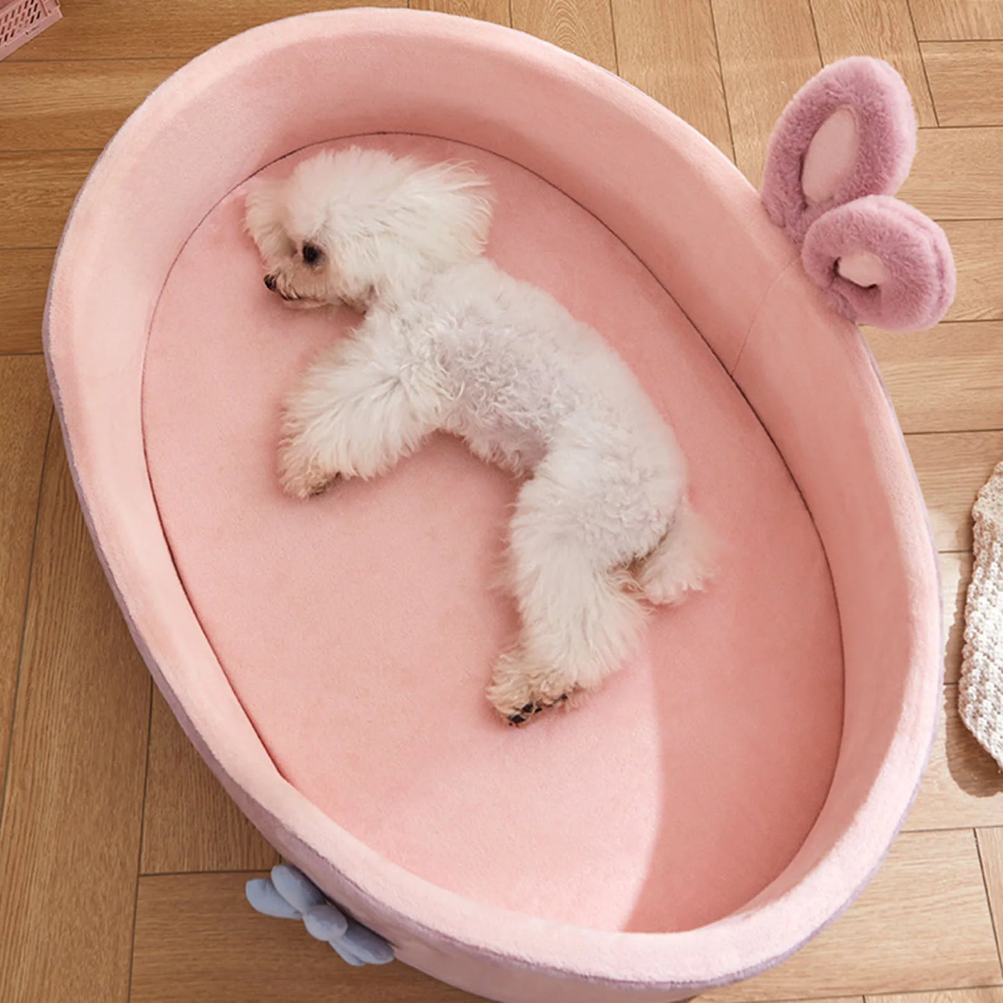 Detachable Washable Pet Bed – Soft & Comfortable for Cats & Dog