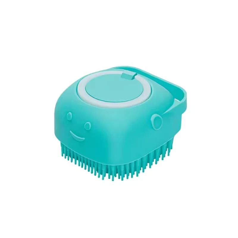 Silicone Pet Bath & Massage Brush for Dogs & Cats
