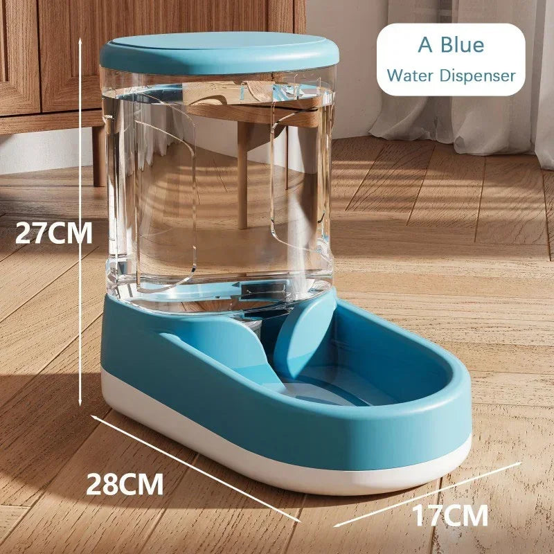 Automatic Pet Feeder & Water Dispenser for Cats & Dogs – Large Capacity