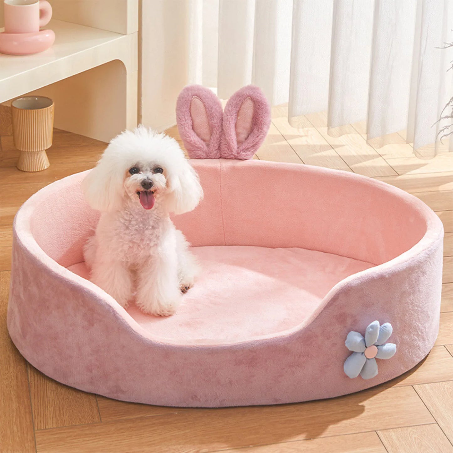 Detachable Washable Pet Bed – Soft & Comfortable for Cats & Dog