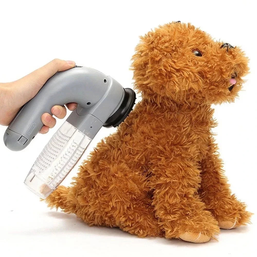 Electric Pet Grooming Brush & Fur Remover for Cats & Dogs