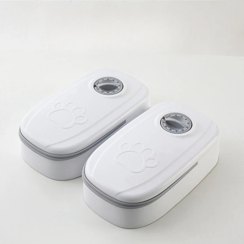 Automatic Pet Feeder with Timed Portion Control – Separate Bowls for Cats & Dogs
