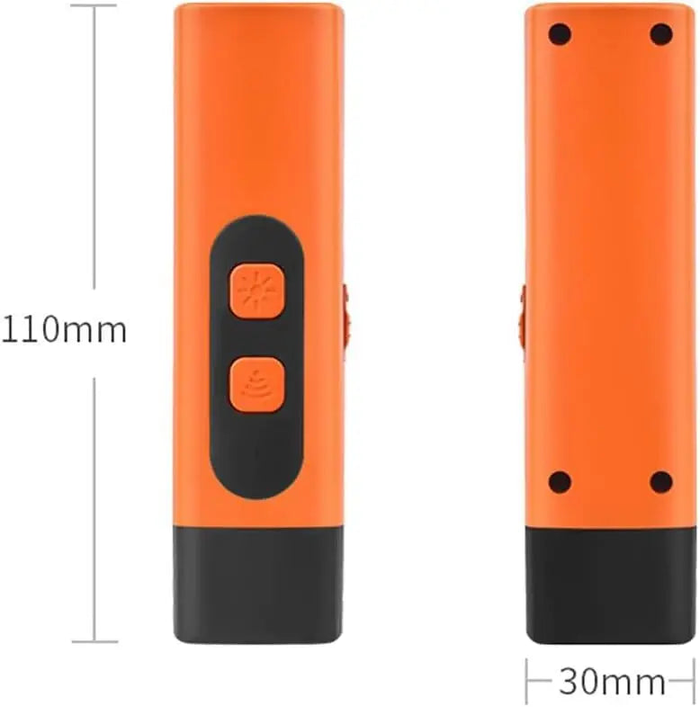 Ultrasonic Anti-Bark Dog Training Device with LED Flashlight