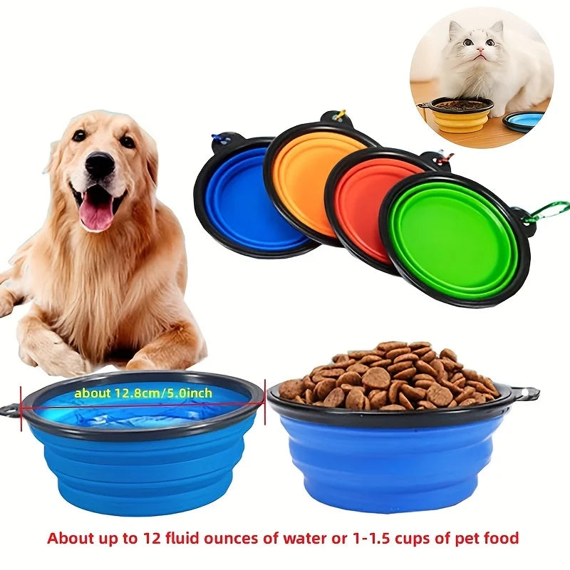 Portable Collapsible Pet Bowl for Cats & Dogs