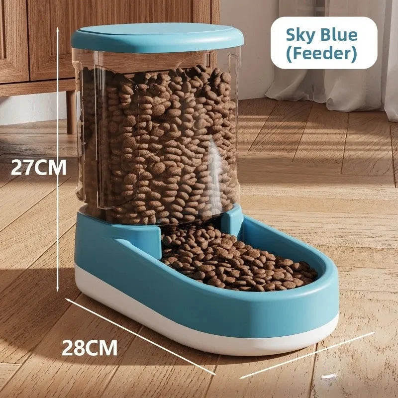 Automatic Pet Feeder & Water Dispenser for Cats & Dogs – Large Capacity