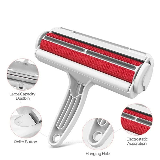 Self-Cleaning Pet Hair Remover Roller for Dog & Cat Fur