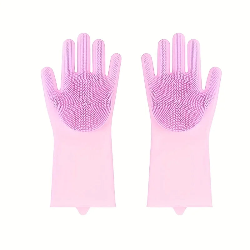 2-Pack Pet Bath & Massage Brush for Cats & Dogs