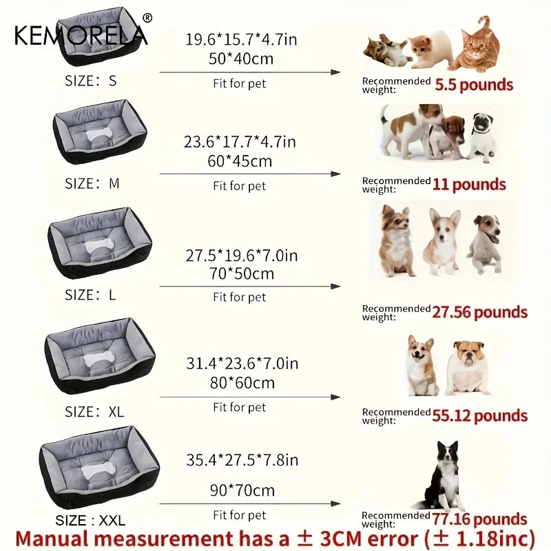 Orthopedic Dog Bed for Small to Large Breeds