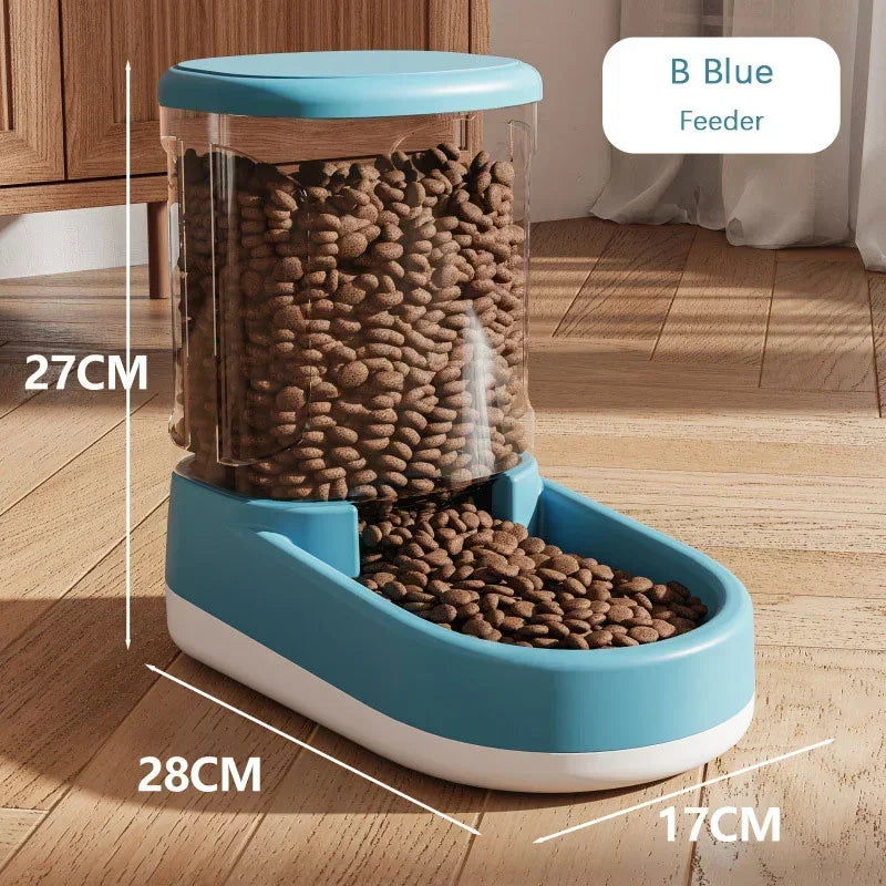 Automatic Pet Feeder & Water Dispenser for Cats & Dogs – Large Capacity