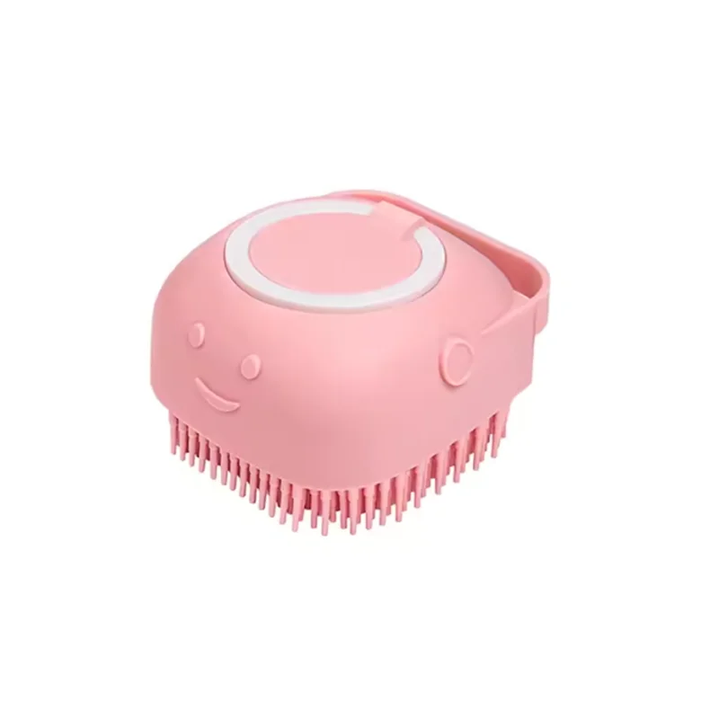 Silicone Pet Bath & Massage Brush for Dogs & Cats