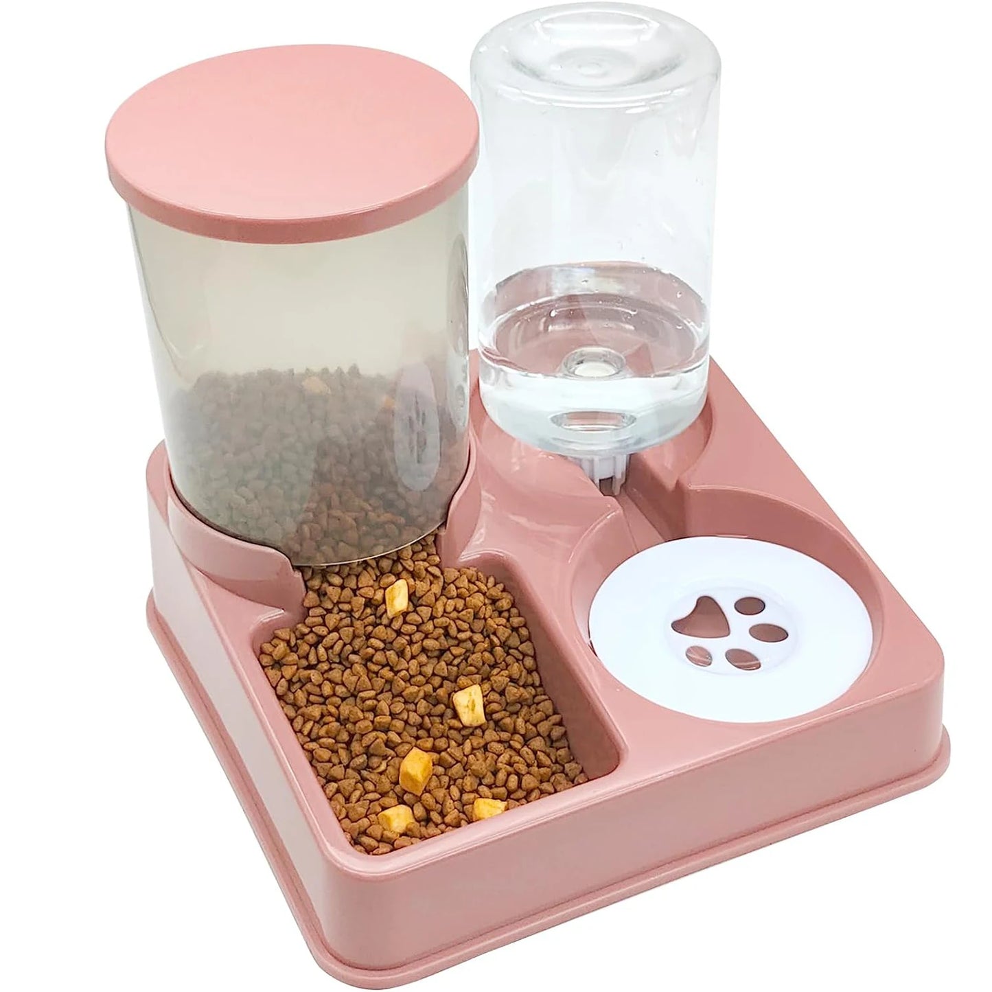 2-in-1 Automatic Pet Feeder & Water Dispenser for Cats & Dogs