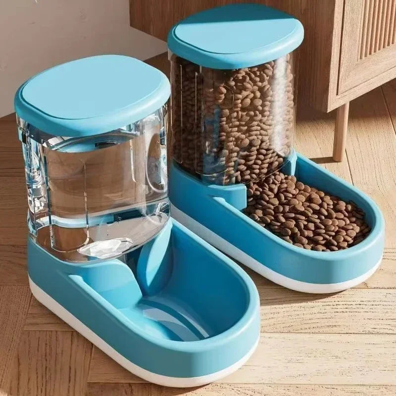 Automatic Pet Feeder & Water Dispenser for Cats & Dogs – Large Capacity