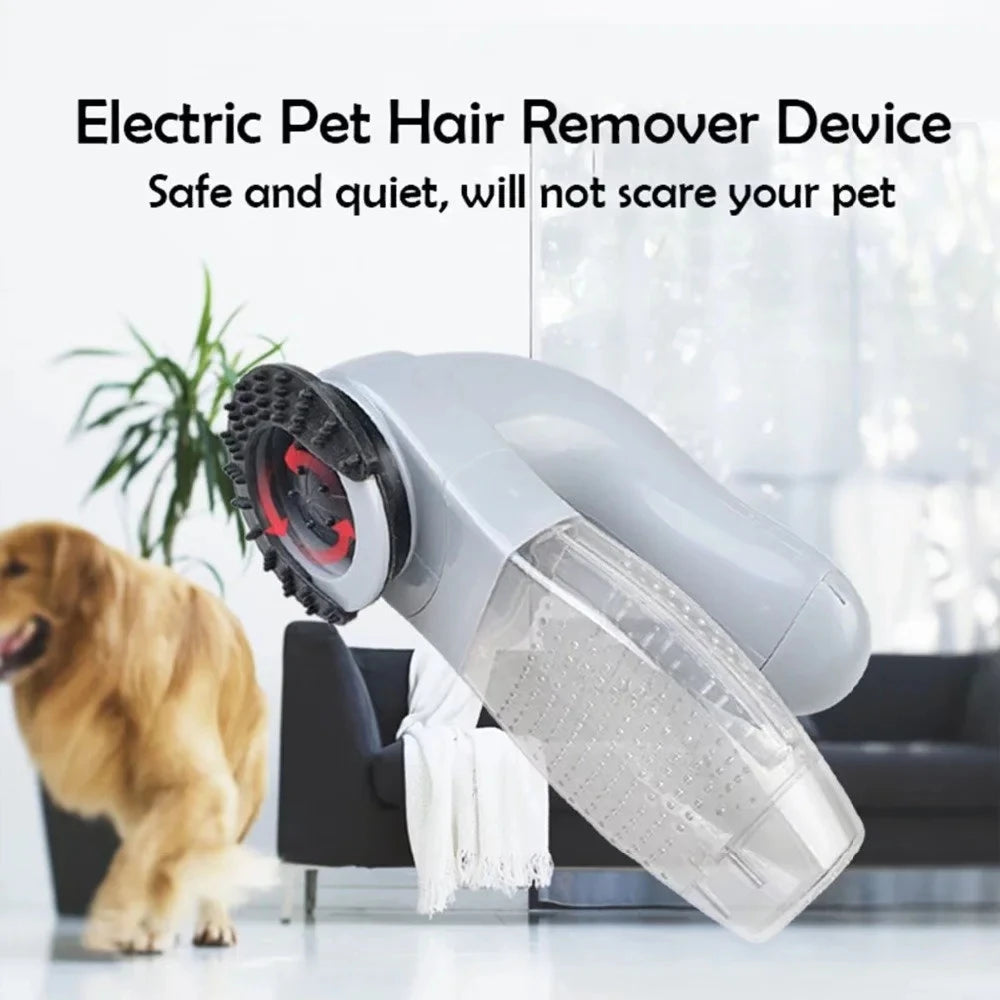 Electric Pet Grooming Brush & Fur Remover for Cats & Dogs