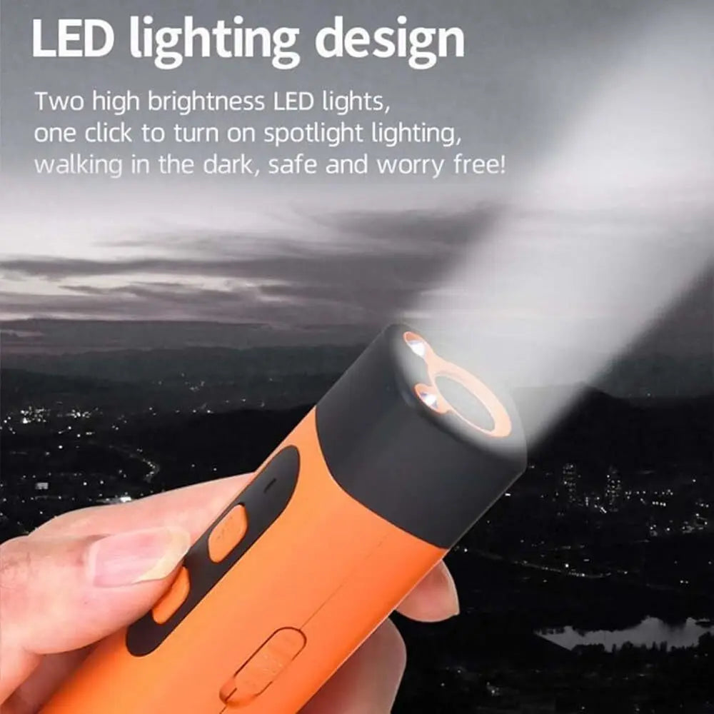 Ultrasonic Anti-Bark Dog Training Device with LED Flashlight