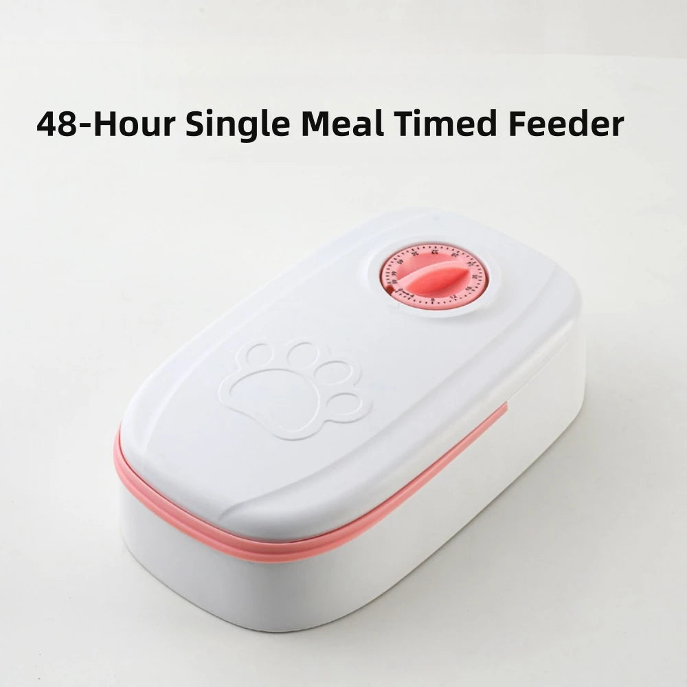 Automatic Pet Feeder with Timed Portion Control – Separate Bowls for Cats & Dogs