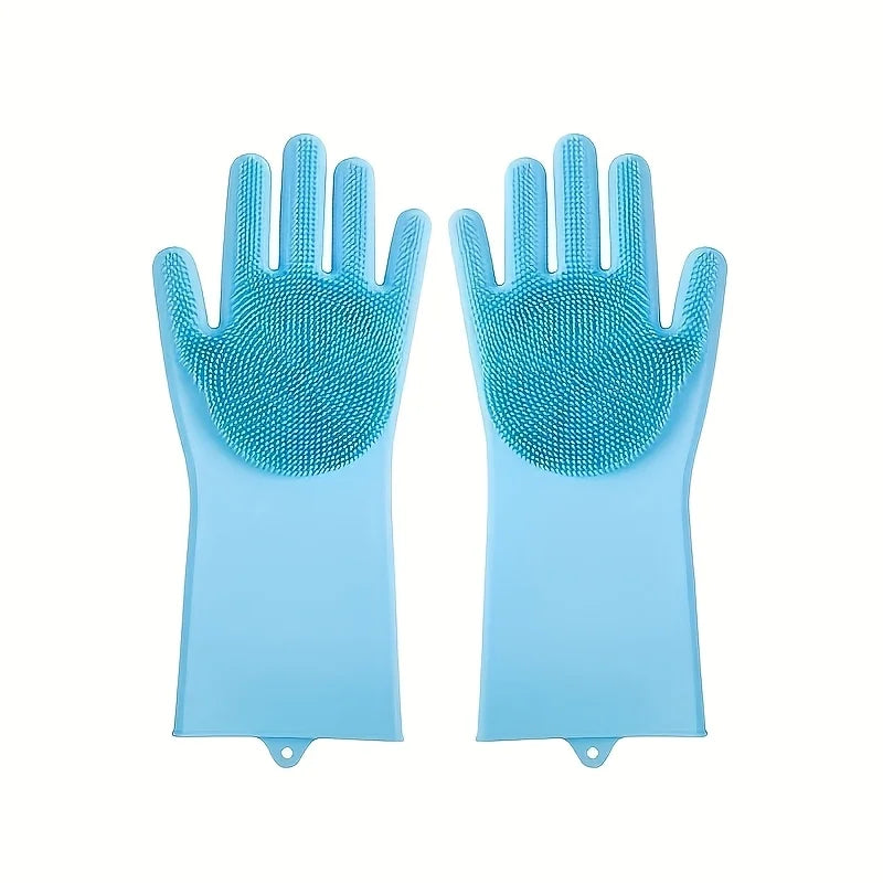 2-Pack Pet Bath & Massage Brush for Cats & Dogs