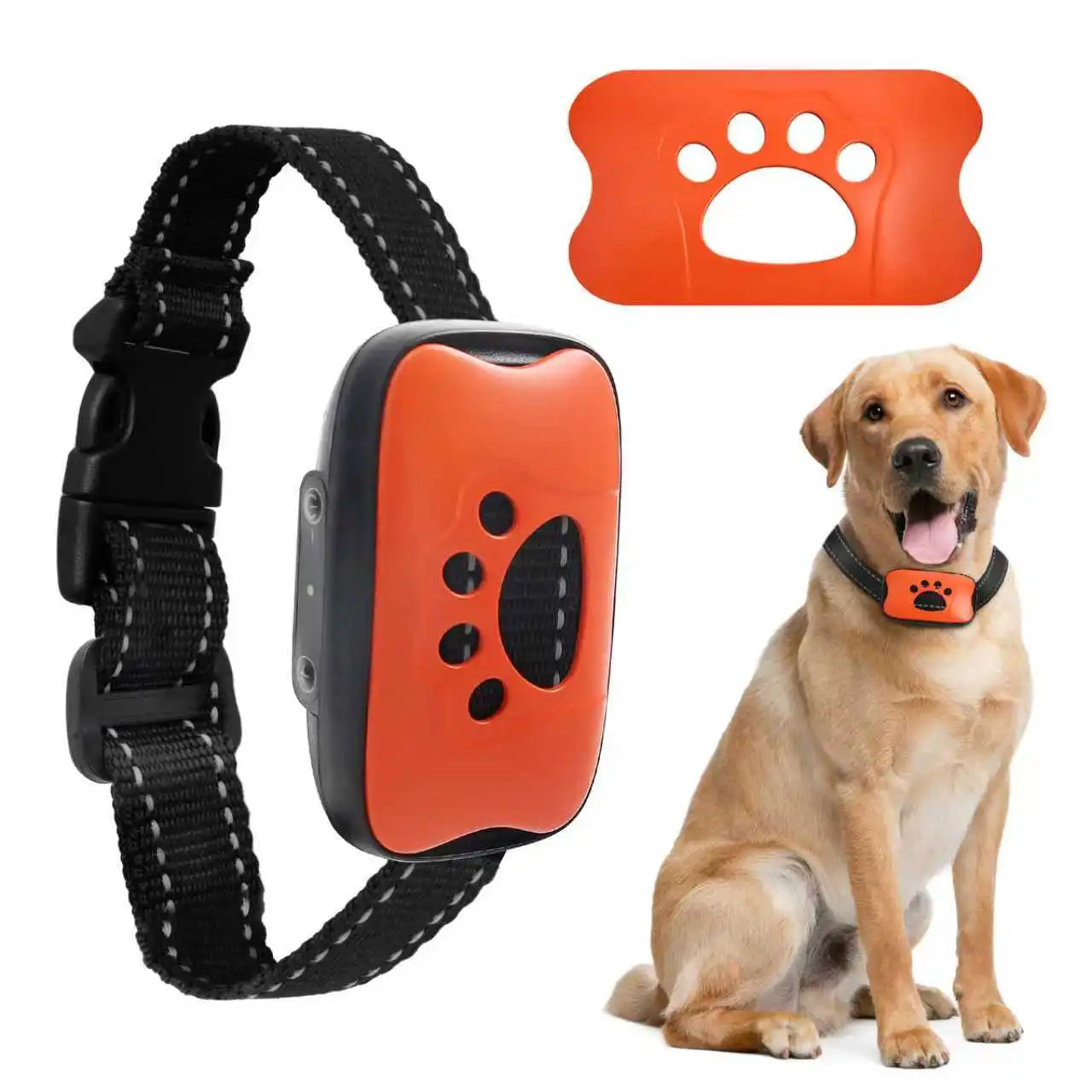 Rechargeable Ultrasonic Anti-Bark Training Collar for Dogs