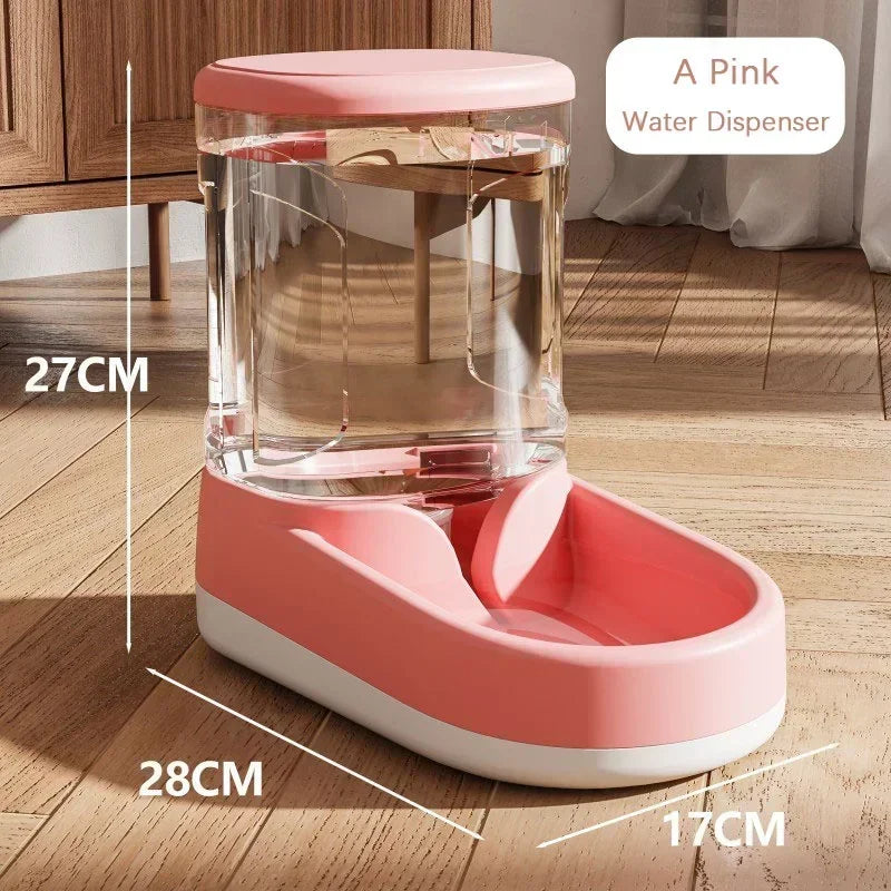 Automatic Pet Feeder & Water Dispenser for Cats & Dogs – Large Capacity
