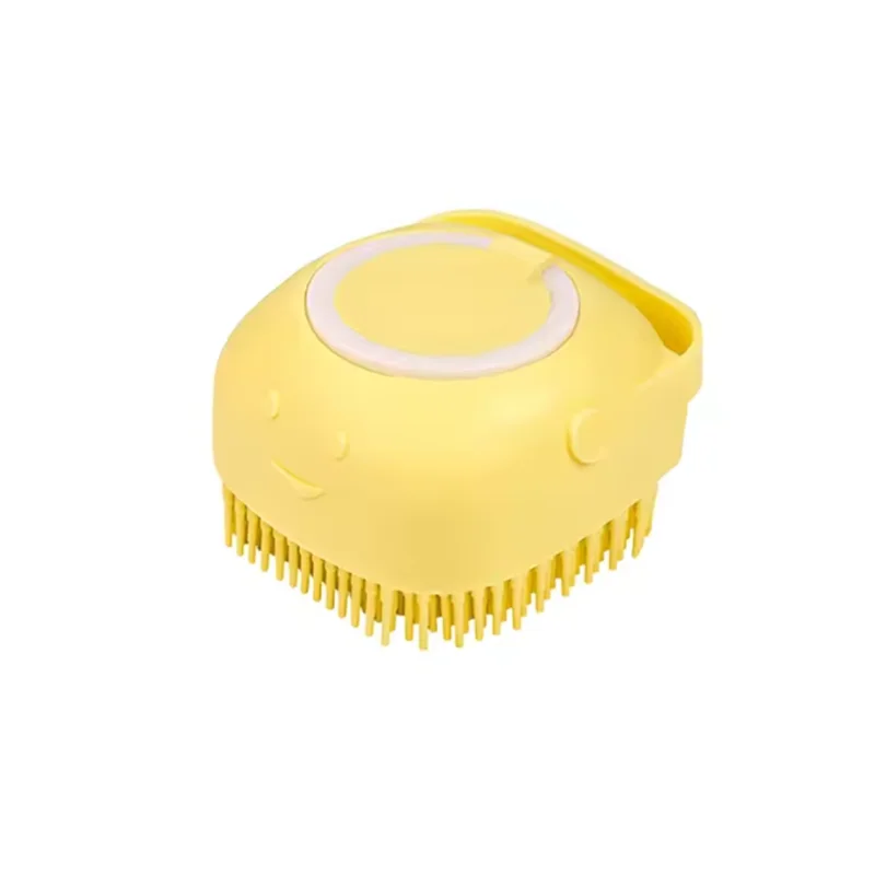 Silicone Pet Bath & Massage Brush for Dogs & Cats