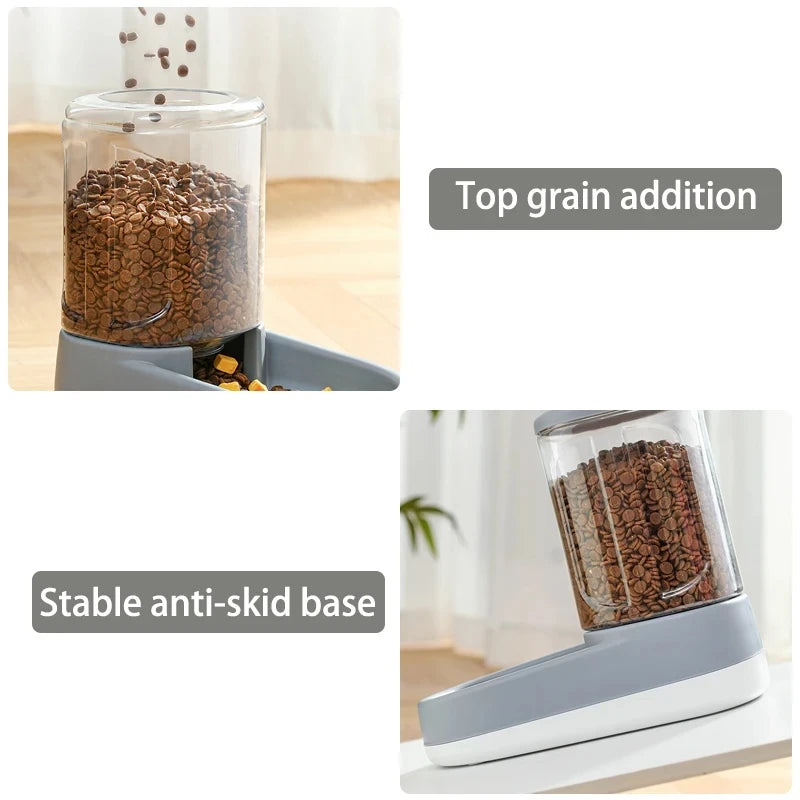Automatic Pet Feeder & Water Dispenser for Cats & Dogs – Large Capacity